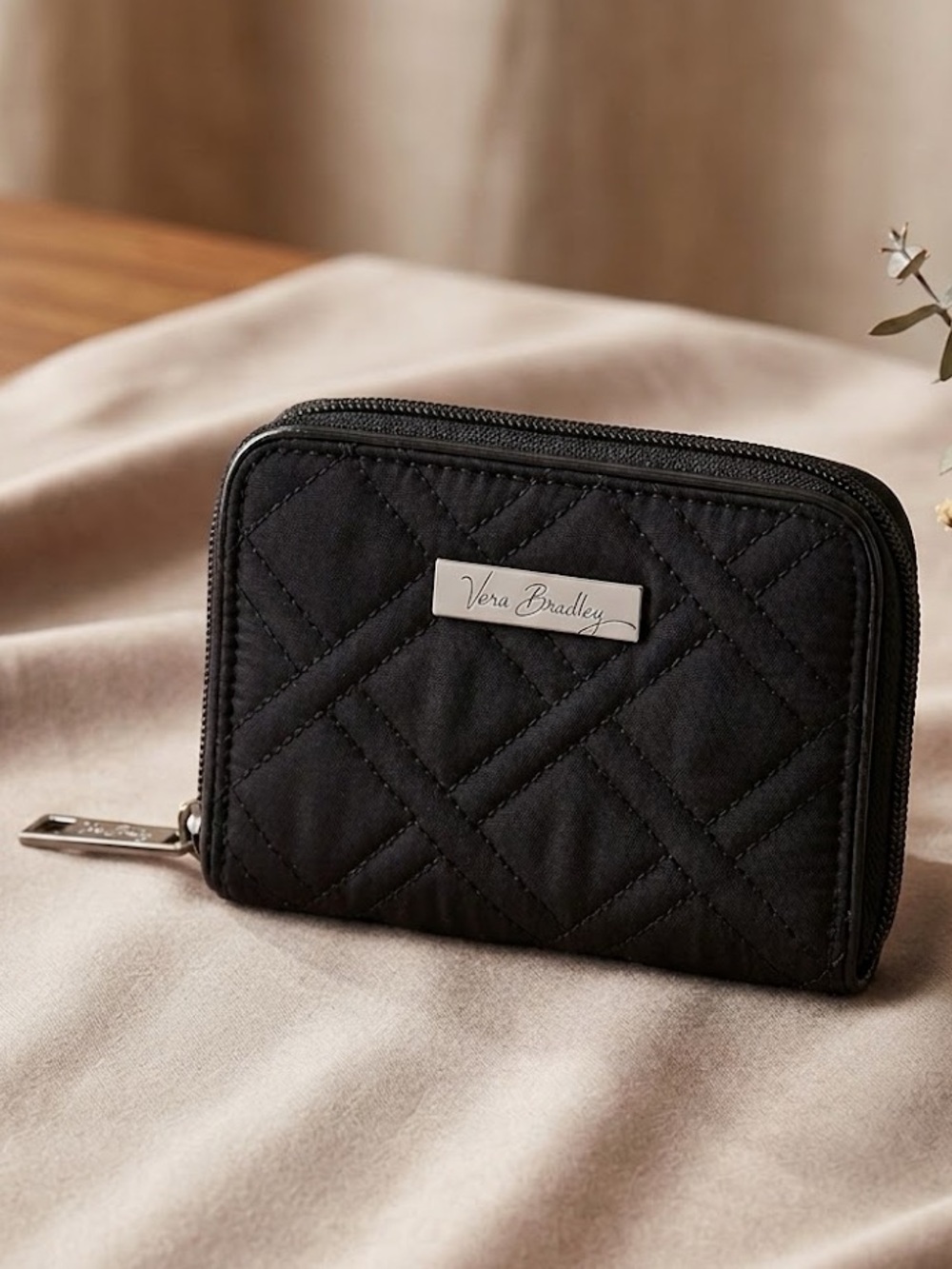 Vera Bradley Navy Quilted Wallet/Wristlet NWOT